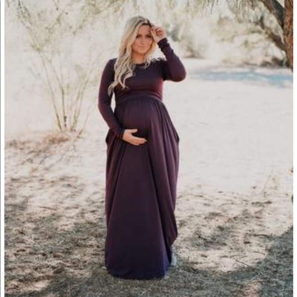 Ivory Maternity Maxi Dress